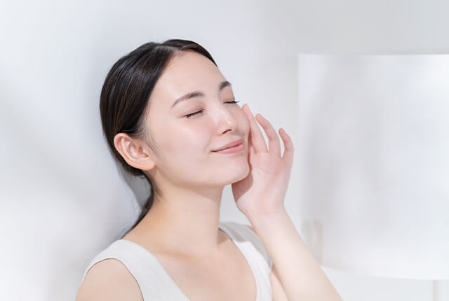 綺麗な肌の女性